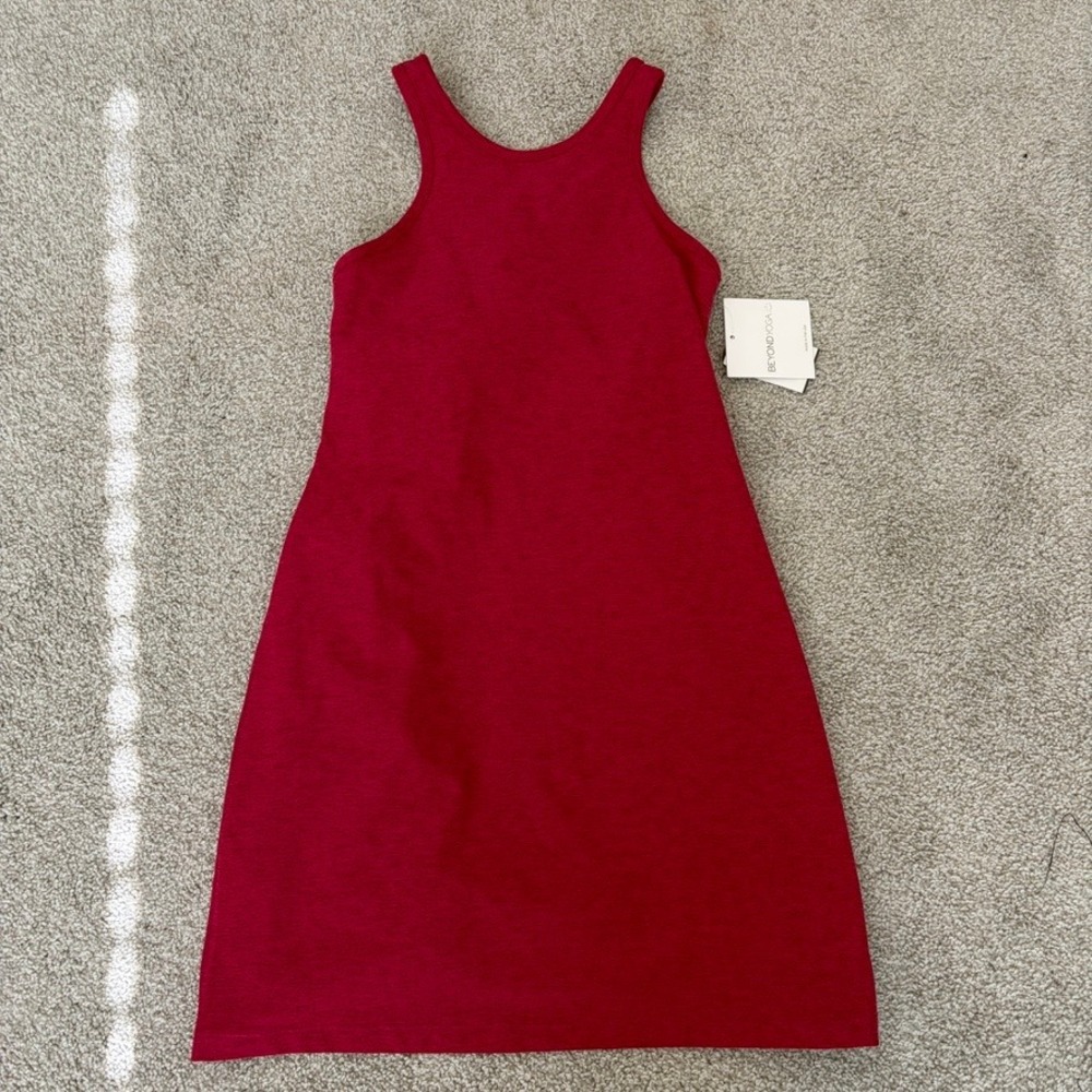 Beyond Yoga Spacedye Under Lock and Key Dress Womens M Pink Athleisure Preppy